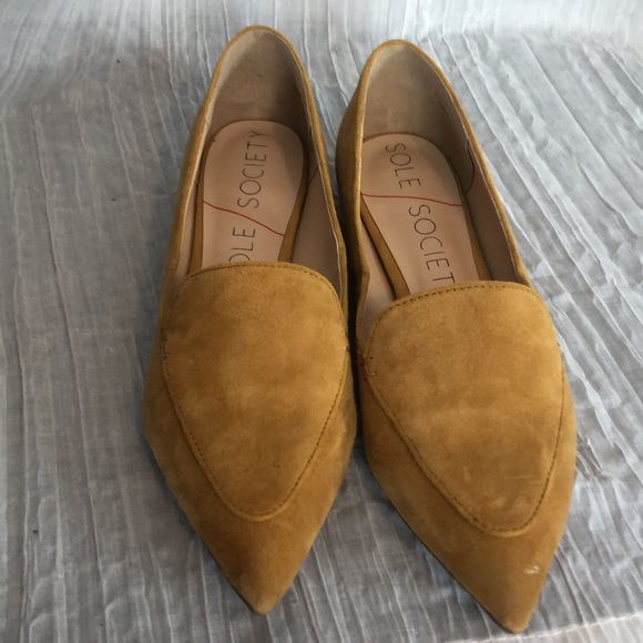 SOLE SOCIETY 3 casual & dressy kitten heels & flat loafers w/pointed toe SZ 6 - Picture 3 of 15